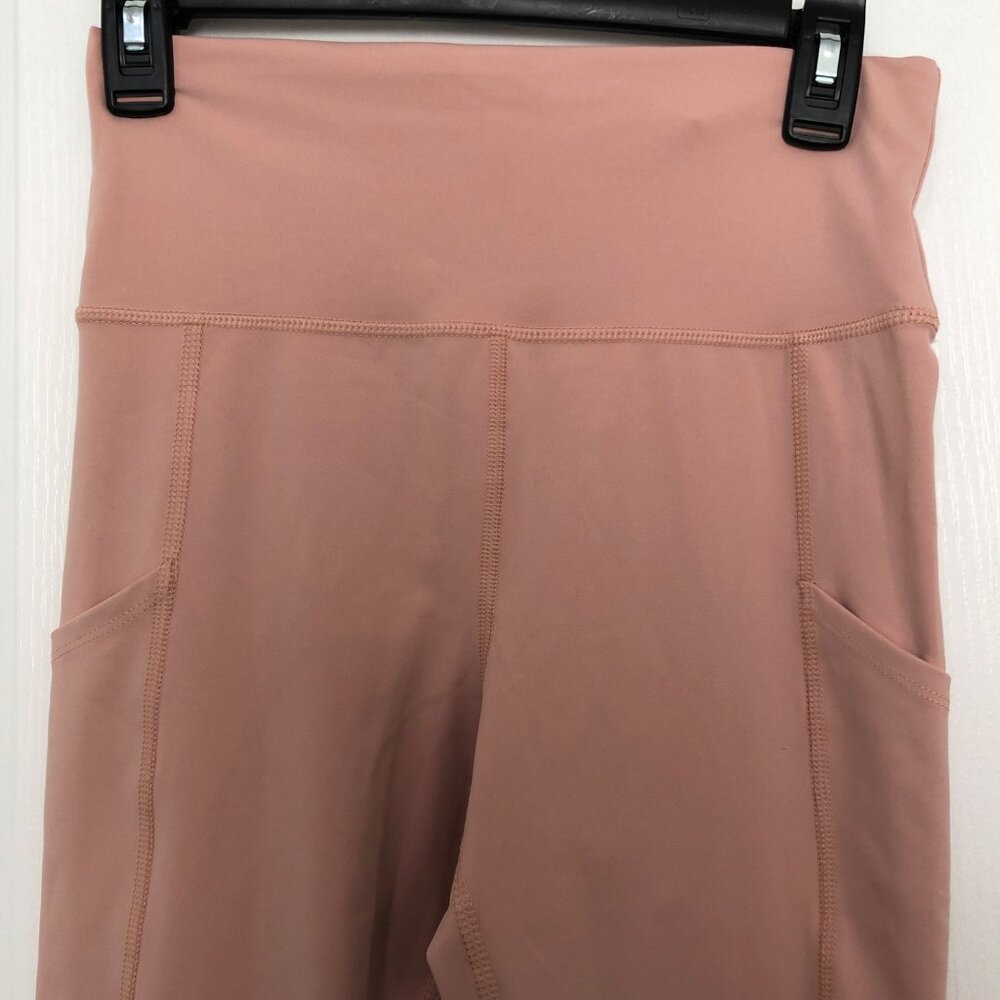 American Eagle Everything Pocket Leggings Womens Medium Highest Rise Dusty Rose - Picture 6 of 9